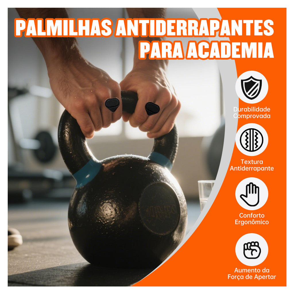 Luva Grip Antiderrapante para Treino de Força