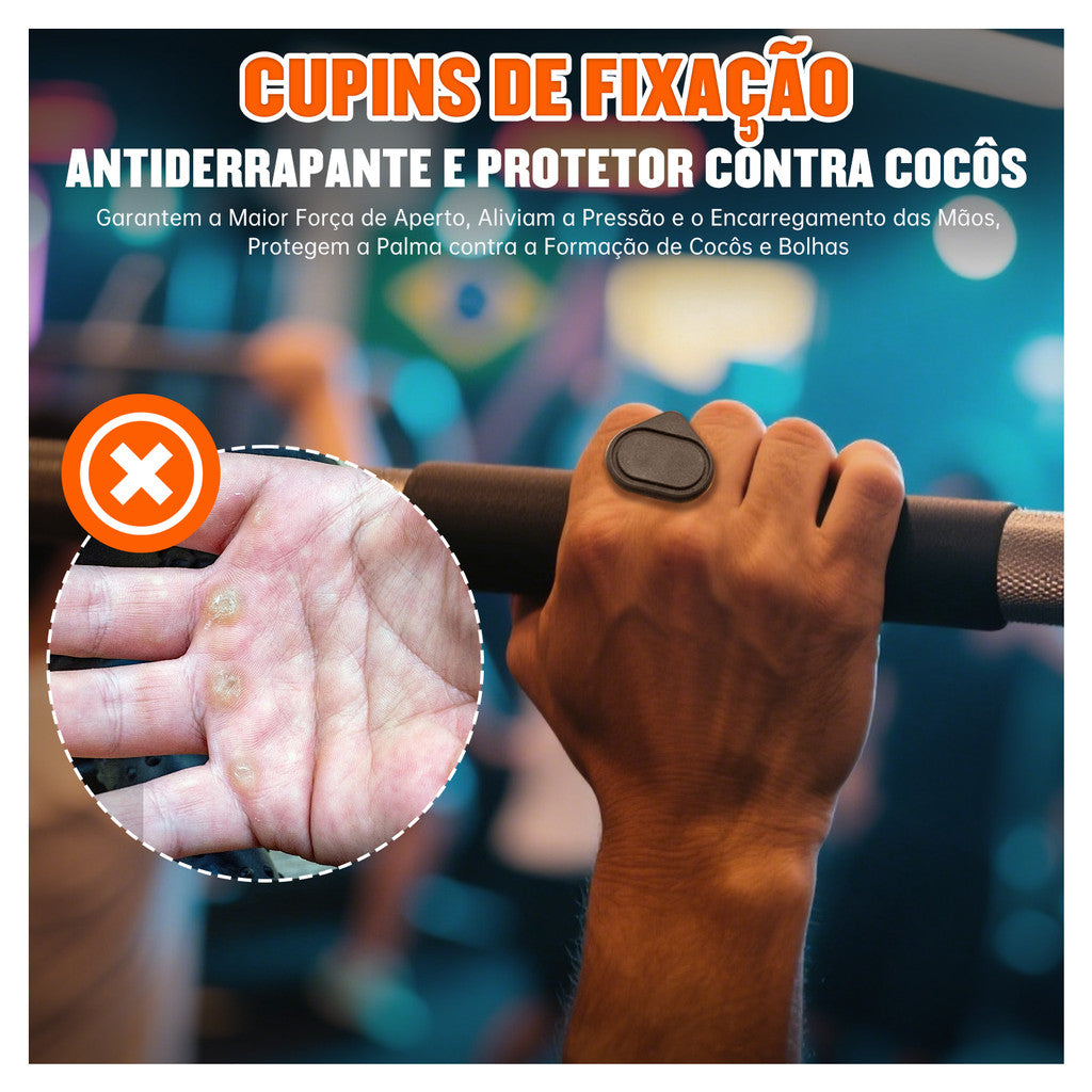 Luva Grip Antiderrapante para Treino de Força